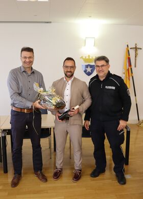 Philipp Köhler aus dem Dienst der Gemeinde Kronau verabschiedet